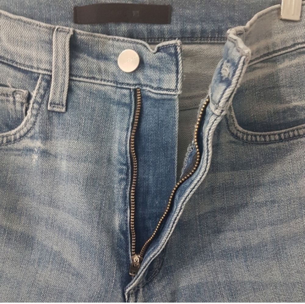 Women's Blue Flared Jeans - Picture 5 of 12